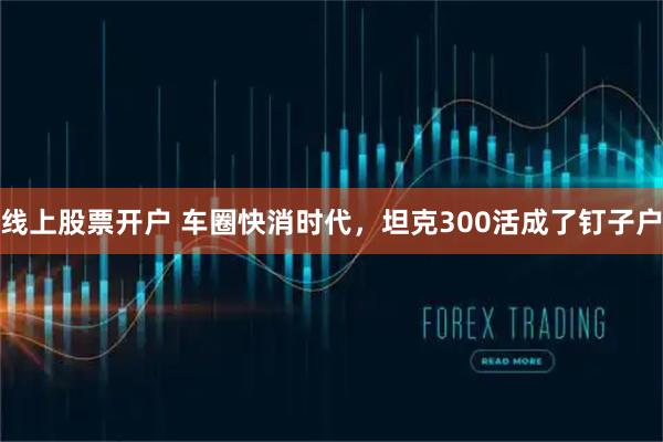 线上股票开户 车圈快消时代，坦克300活成了钉子户
